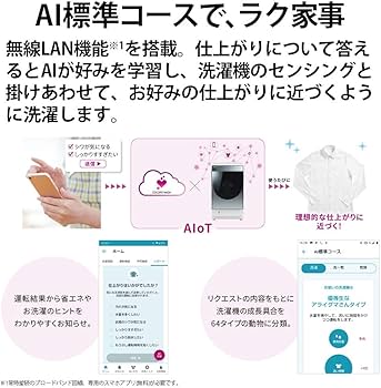 Amazon | シャープ 洗濯機 ドラム式 ES-WS13-TL ヒートポンプ乾燥 左