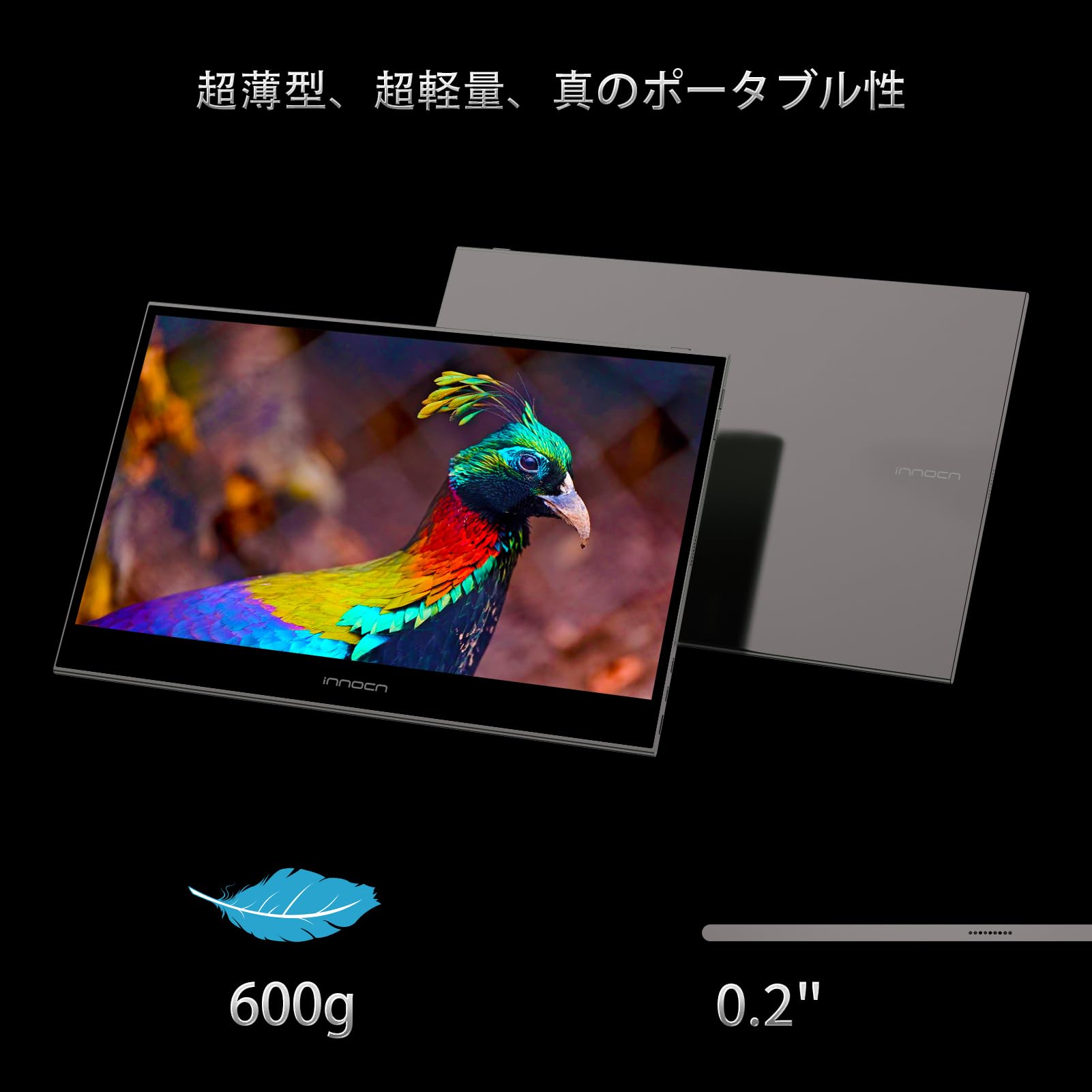 Amazon.co.jp: INNOCN 13K1F 13.3-Inch Mobile Monitor, OLED Full HD
