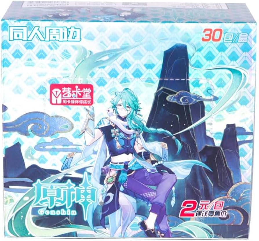 Amazon.co.jp: 原神カードゲームキャラクターグッズ 原神メタルカード