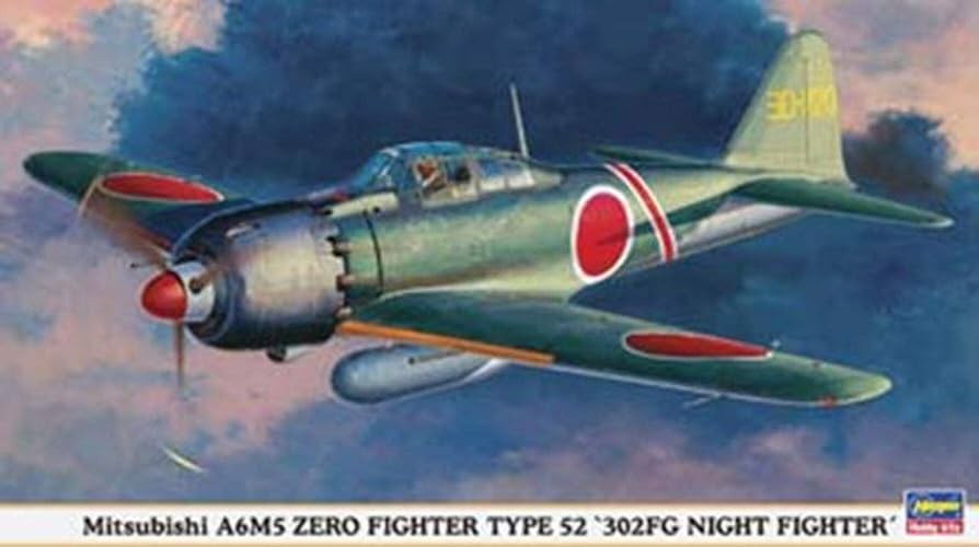 Amazon | ハセガワ 1/48 三菱 A6M5 零式艦上戦闘機 52型 302空 夜間