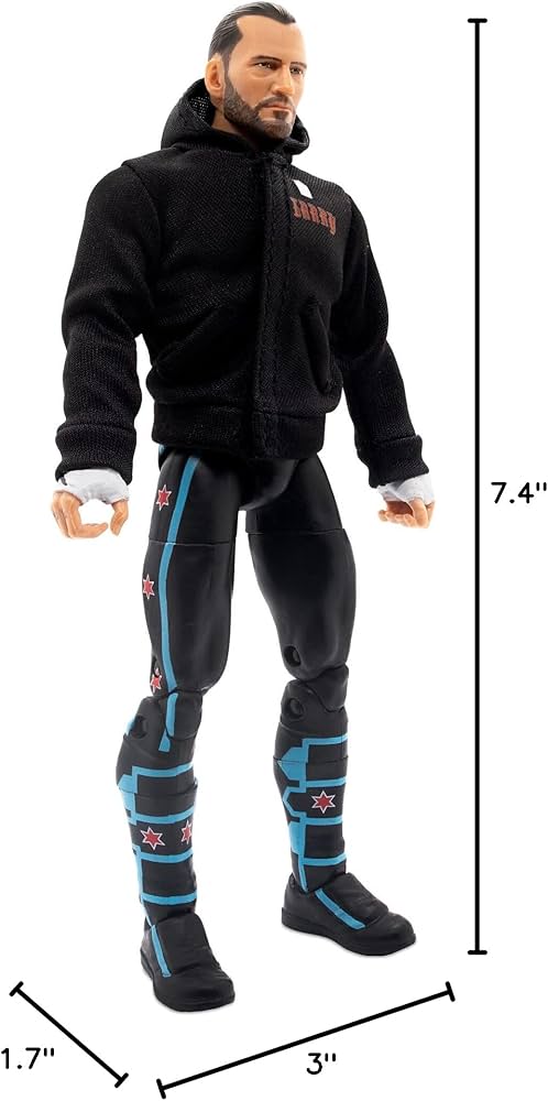 Amazon.com: All Elite Wrestling AEW Unmatched Series 4 cm Punk - 6