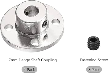 Amazon.co.jp: DMiotech 4個入り 7mm内径 H13D16 フランジカップリング