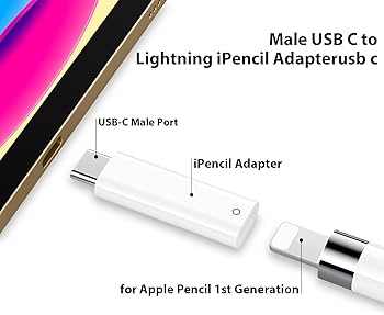 Pencil Adapter for iPad 10, Pencil Charger Only Compatible with