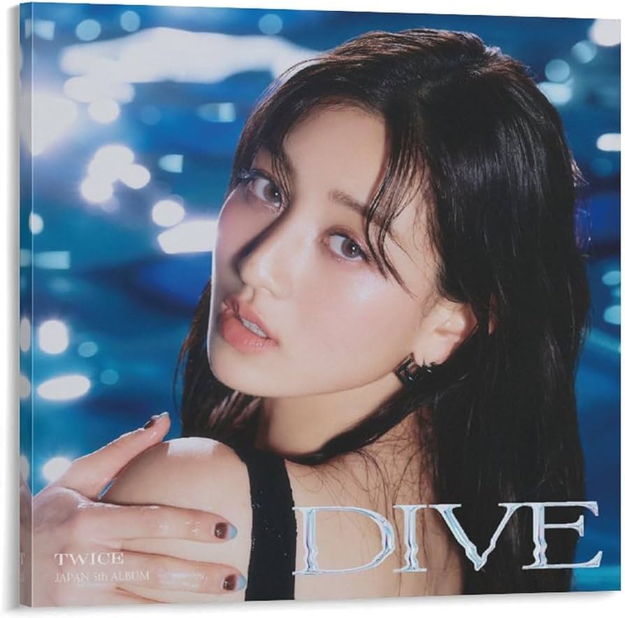Amazon.co.jp: JIHYO ジヒョ TWICE トゥワイス DIVE 歌手キャンバス