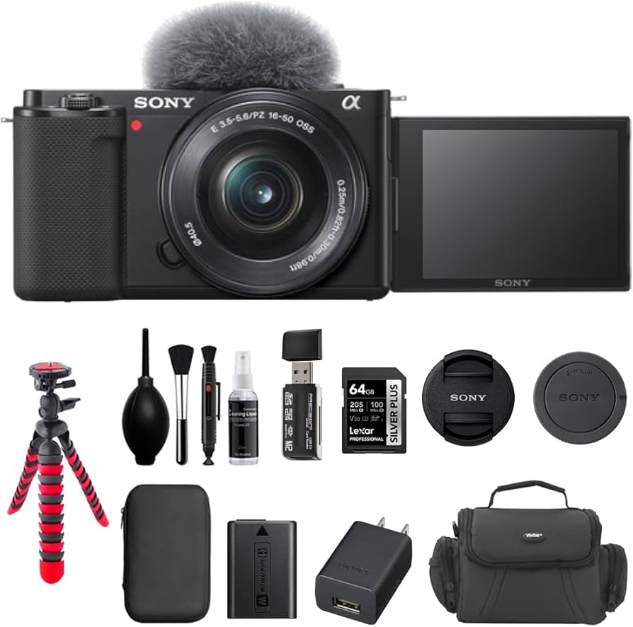 Amazon.com : Sony ZV-E10 Mirrorless Camera with 16-50mm Lens