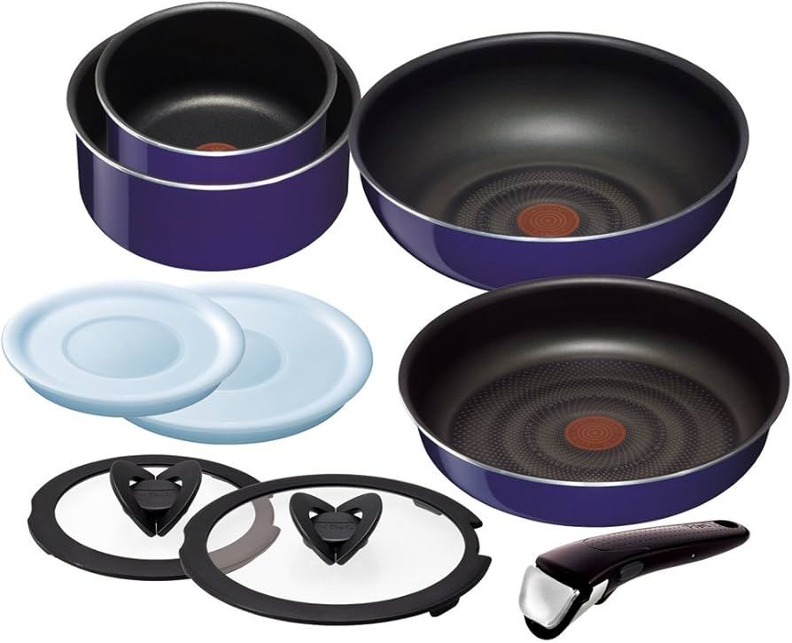 ティファール 9点セット ガス火専用 インジニオ・ネオ ブラウニー