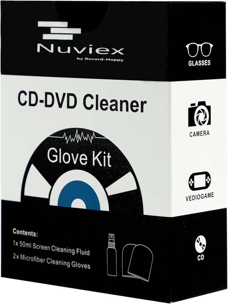 Amazon.com: Premium CD Cleaner Cloth Kit - Compact Disc CD-DVD