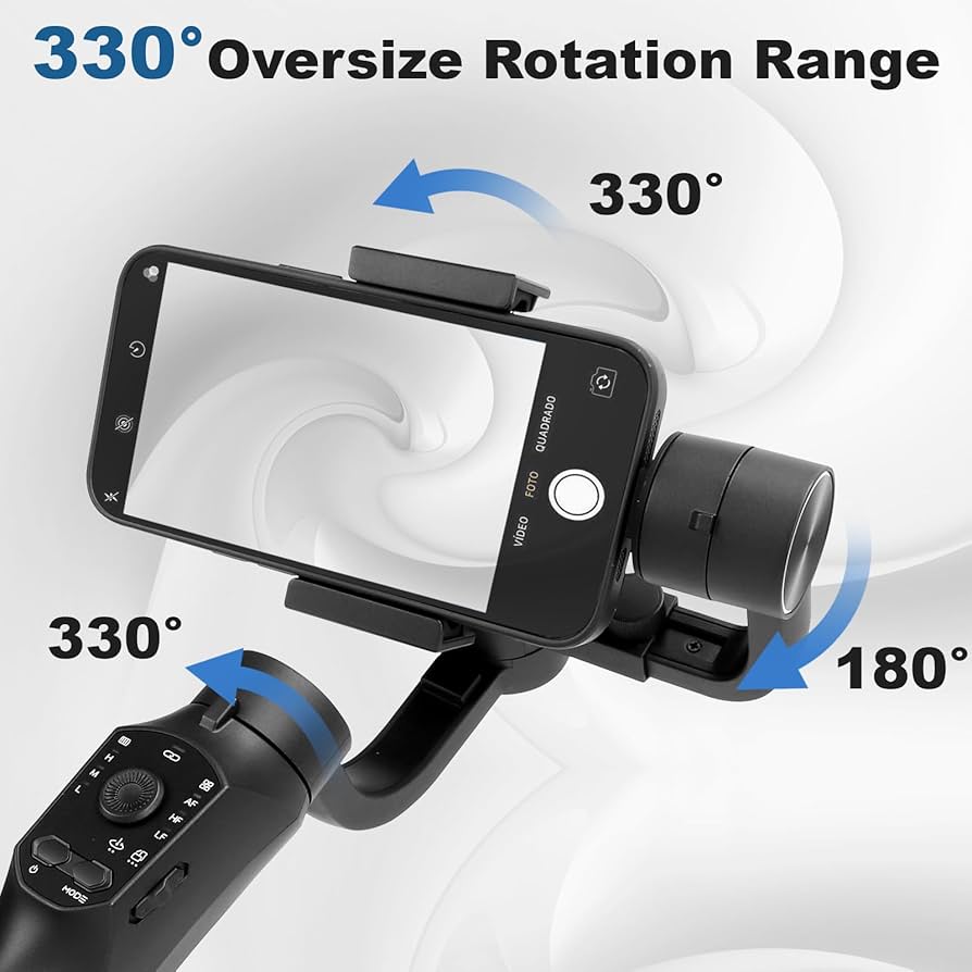 Amazon.com: EOJDDPA Phone Gimbal Stabilizer for iPhone Android, 3