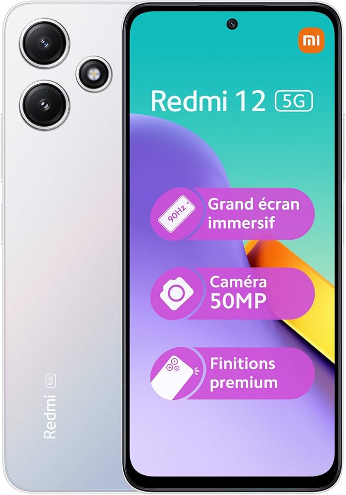 Xiaomi Redmi 12 5G 4GB/128GB Silver (Polar Silver) Dual SIM