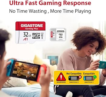 Amazon.com: 【for Switch 1 Only】 GIGASTONE 32GB Micro SD Card 5