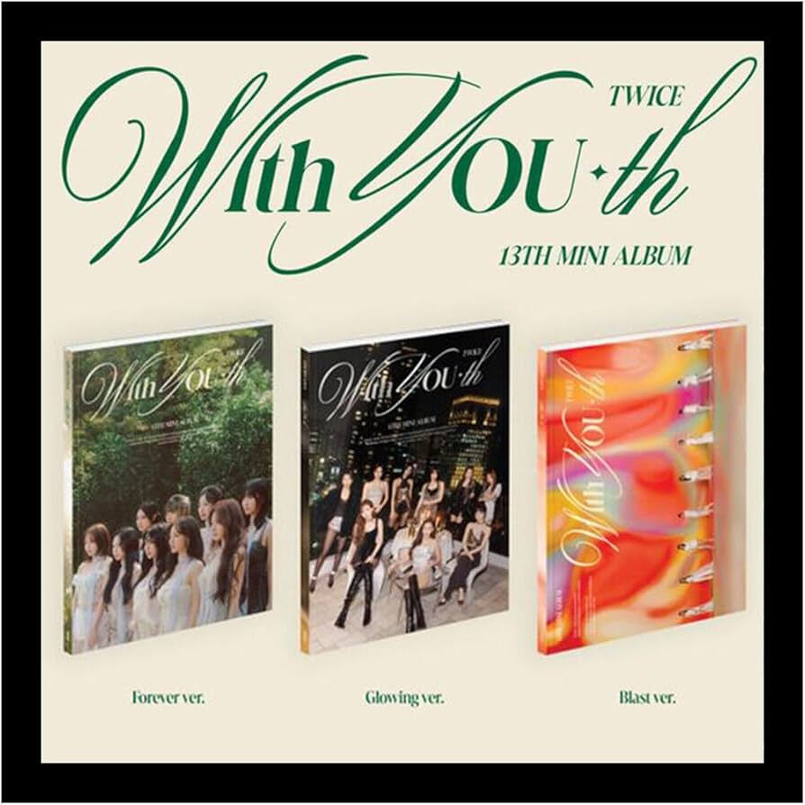 Amazon.com: TWICE [WITH YOU-TH] 13th Mini Album (BLAST Ver.+Store