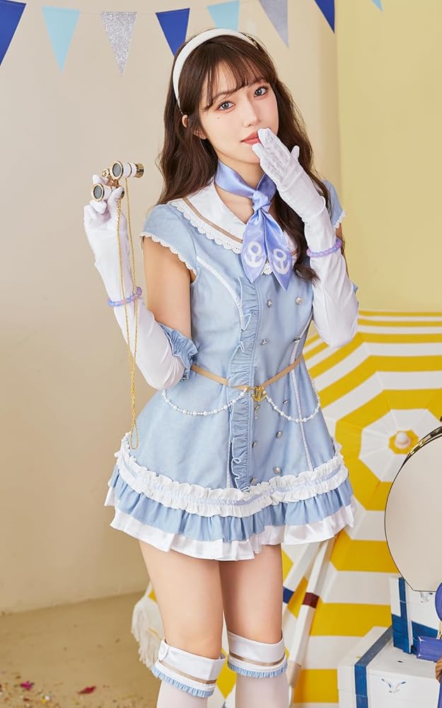 Amazon.co.jp: [Malymoon] マリン コスプレ セーラー 水兵 パイレーツ