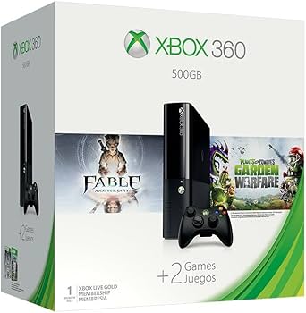 Amazon.com: Xbox 360 500GB Console - Fable Anniversary and Plants