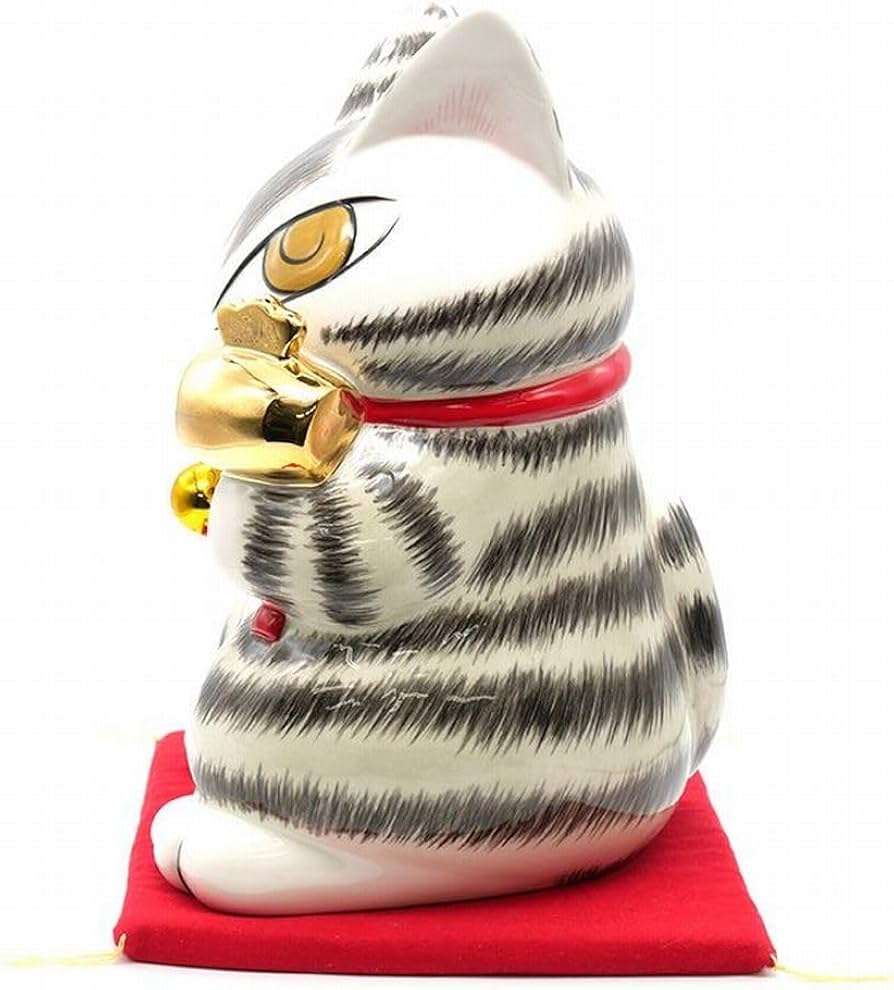 Amazon.co.jp: [わちふぃーるど] 猫のダヤン ダヤン 陶器製 招き猫貯金