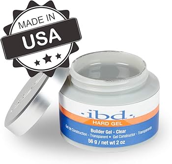 Amazon.com: Ibd Hard Gel, Led/UV Builder Gel - Clear, Strong