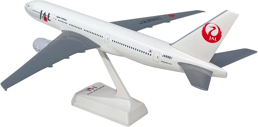 Amazon.com: Flight Miniatures Japan Airlines (89-03) 777-200 1:200