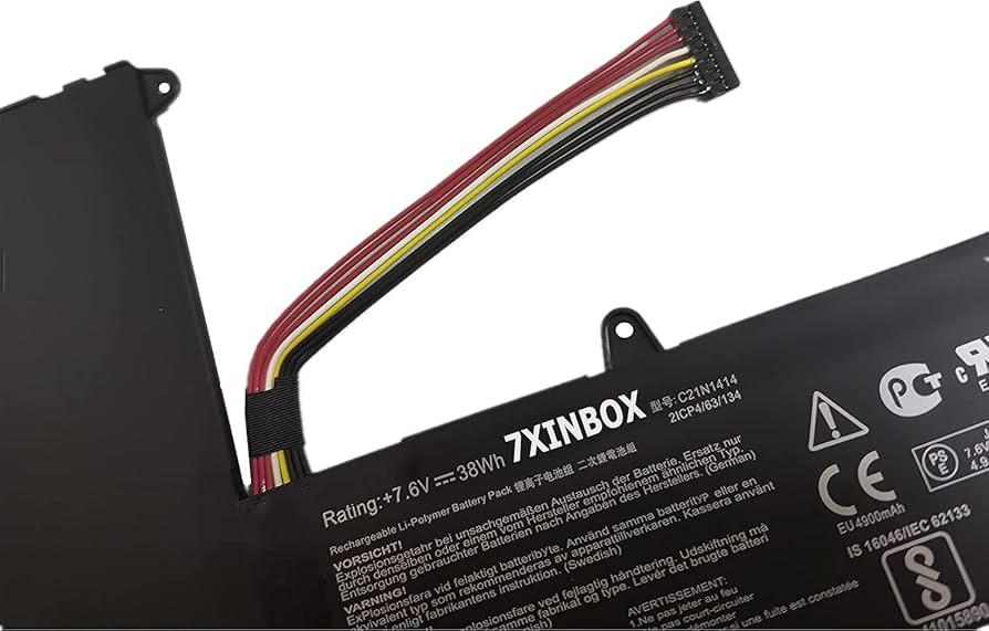 Amazon.com: 7xinbox 7.6V 38Wh 4840mAh C21N1414 Replacement Laptop