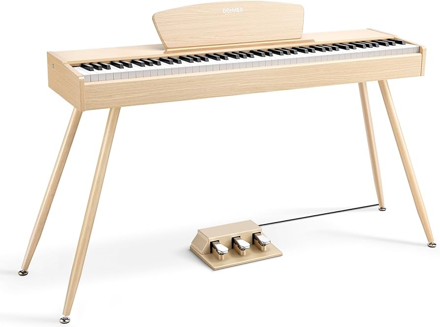 Amazon | Donner 電子ピアノ 88鍵盤 ハンマーアクション 木製 MIDI