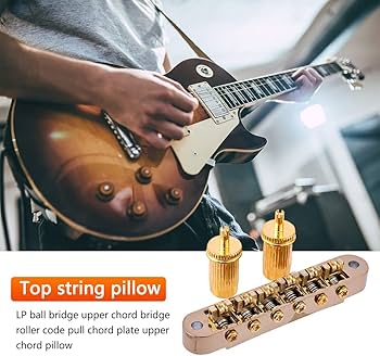 Amazon | 1 セットエレキギターブリッジ交換 6 弦ブリッジテールピース