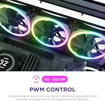 NZXT F120 RGB Duo - 120mm Dual-Sided RGB Fan – 20 Individually