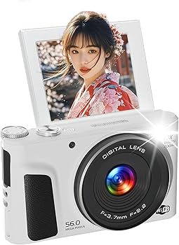 Amazon | 【2026新登場】デジタルカメラ スマホWIFI転送 5600万画素