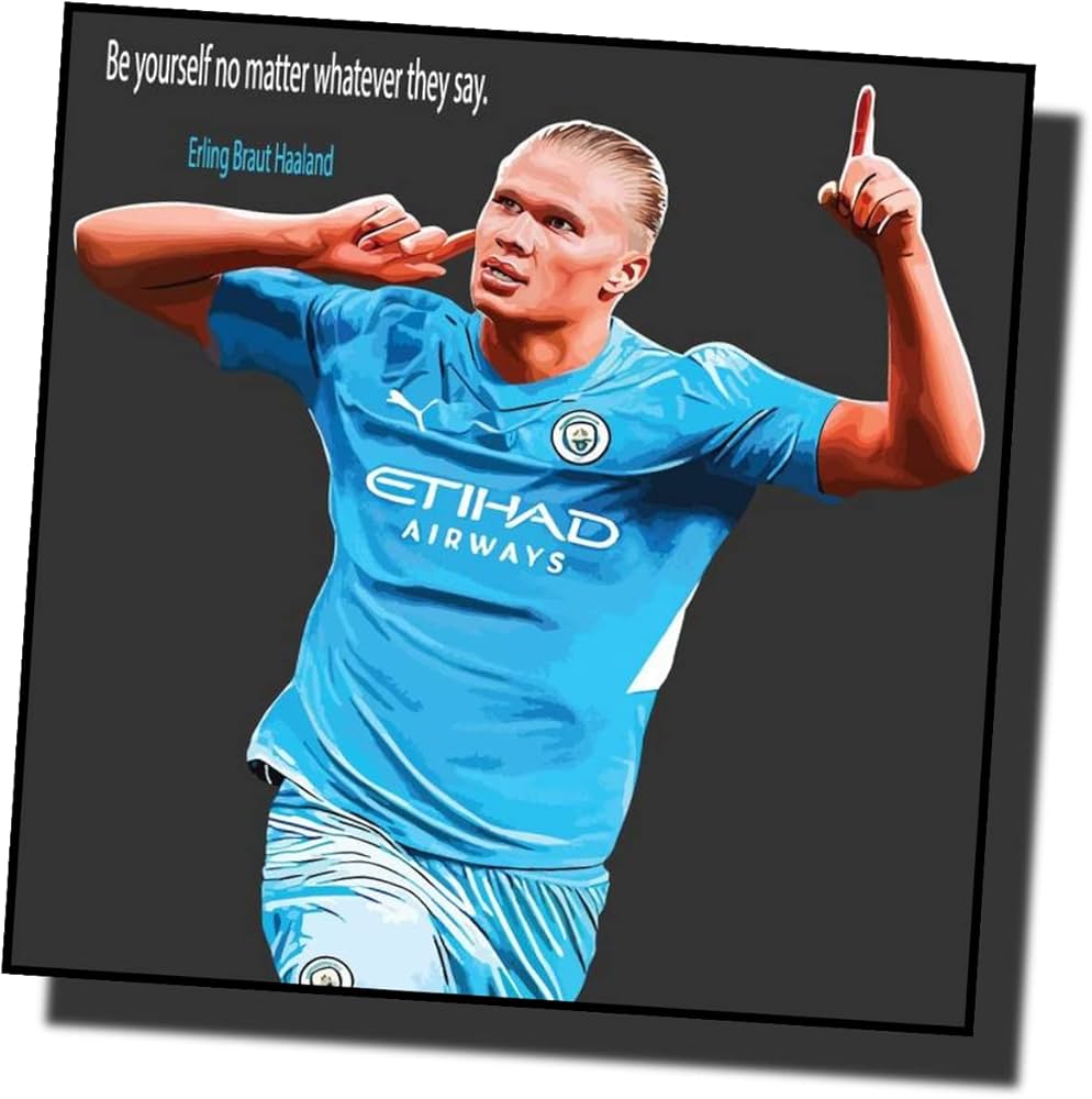 Amazon | Praline Art Frame アーリング・ハーランド マンチェスター