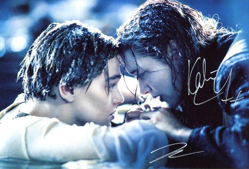 Amazon.co.jp: レオナルド ディカプリオ & ケイト ウィンスレット 直筆