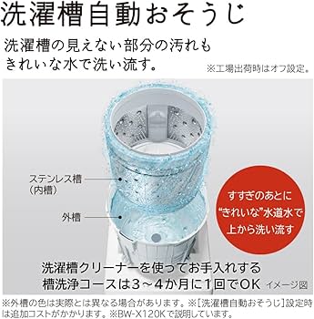 Amazon | 日立 洗濯機 洗濯8kg BW-V80K V ホワイトラベンダー ビート