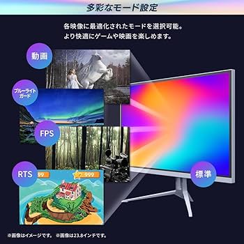 Amazon.co.jp: アイリスオーヤマ ゲーミングモニター ブラック 27