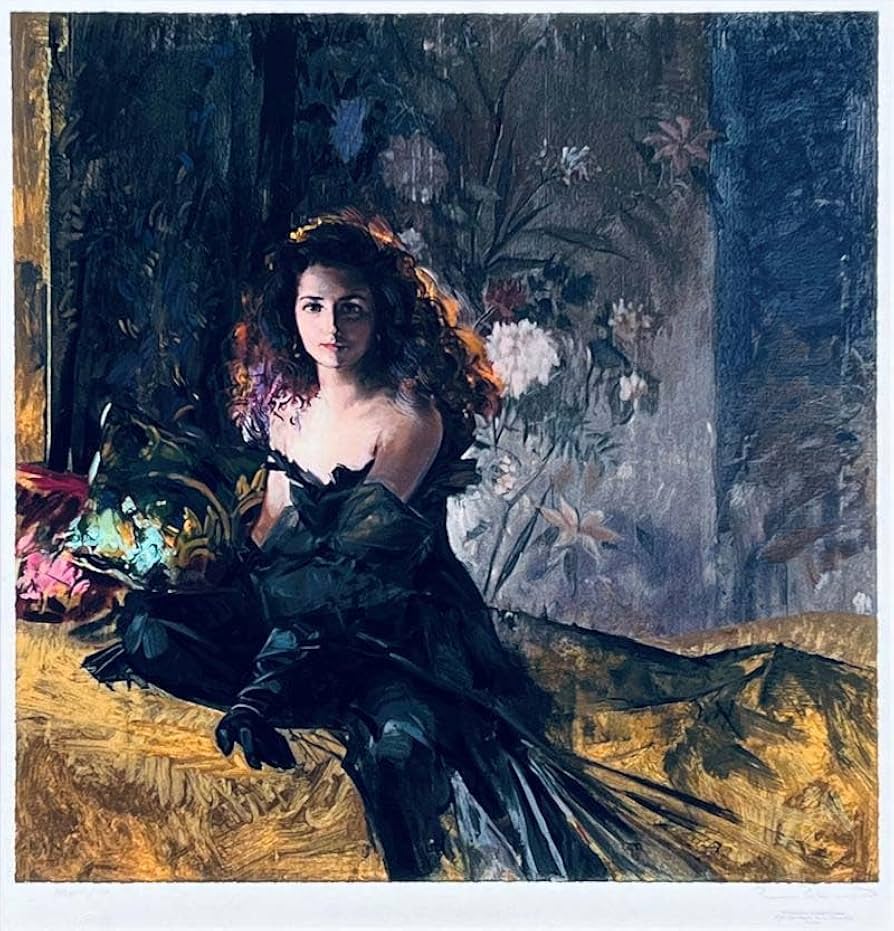 Amazon.co.jp: 503592 シルクスクリーン リャド 作 「カロリーナ