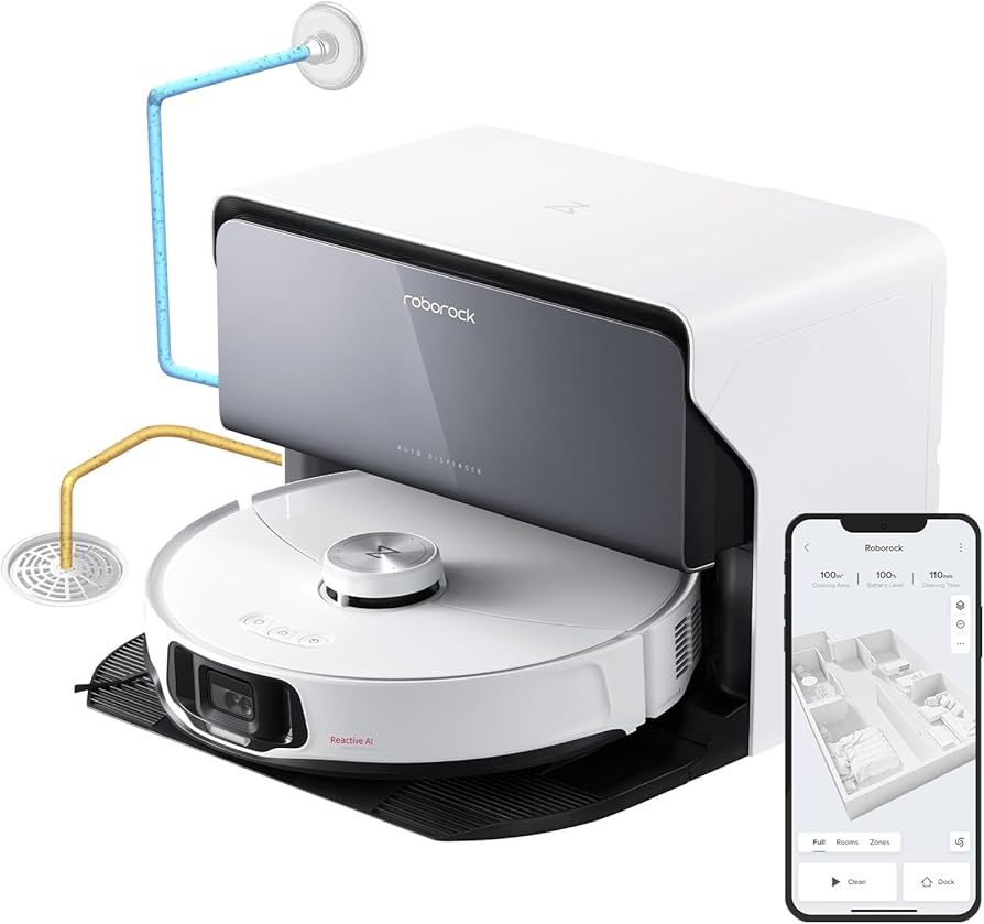 Amazon.com - roborock S8 MaxV Ultra with Refill & Drainage System