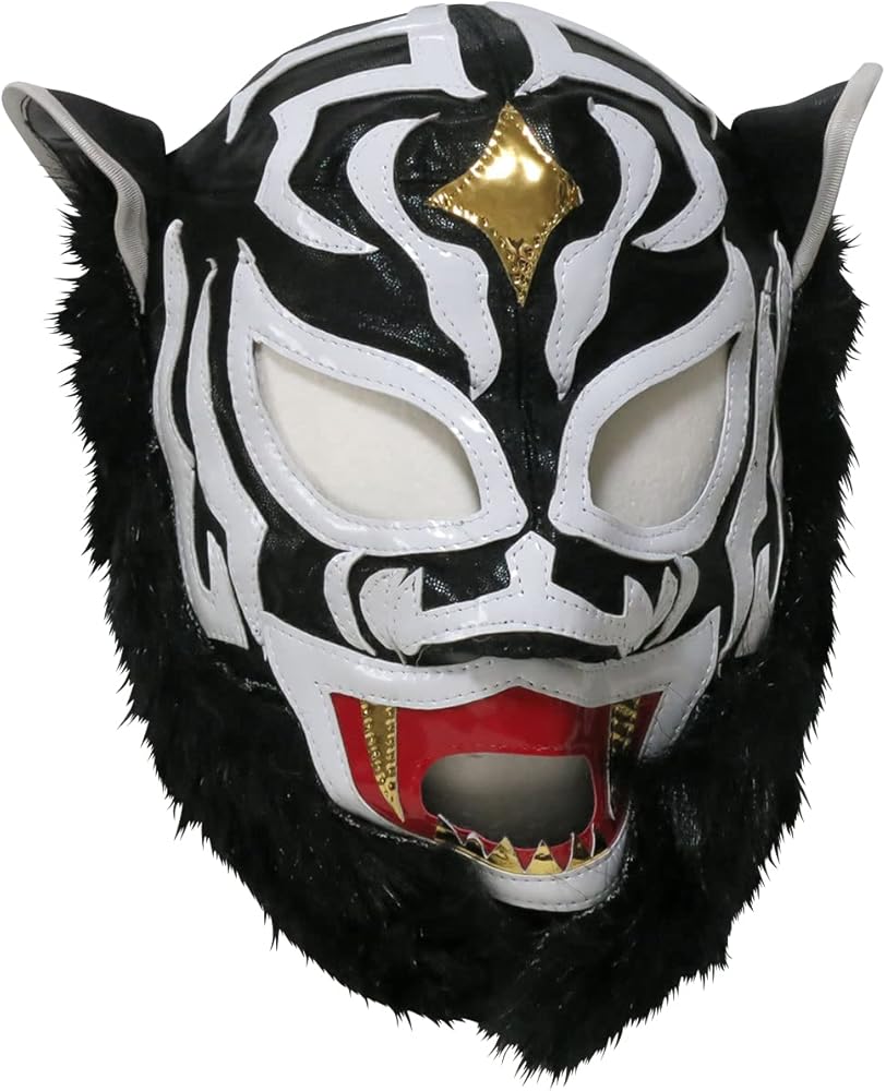 Amazon.co.jp: [Maskedmania] 【プロレスマスク】暗黒の虎 初代