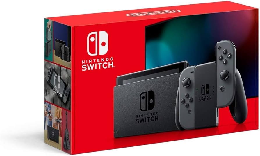 Amazon.com: Nintendo Switch with Gray Joy‑Con - HAC-001(-01