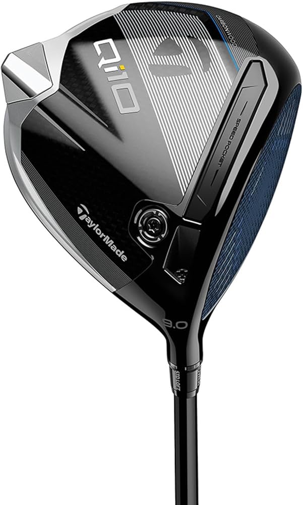 Taylormade Golf Qi10 Driver 10.5 Degree TR Blue Regular Right