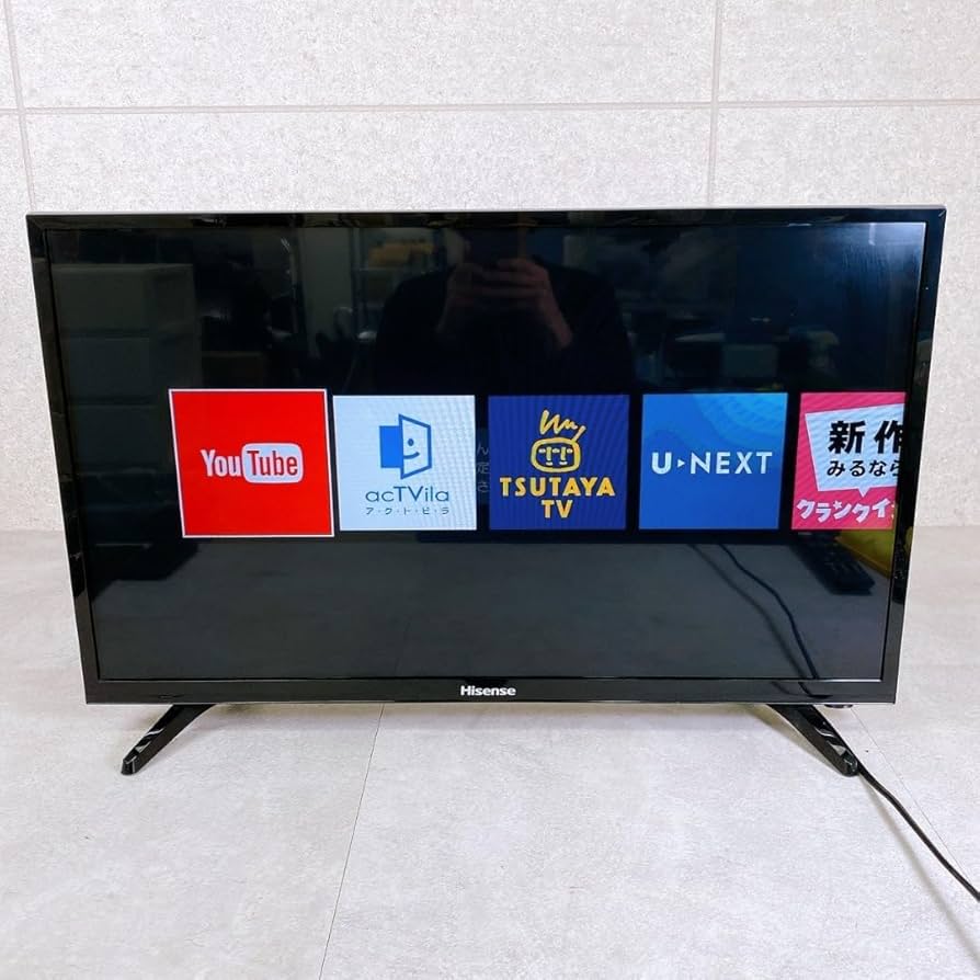 Amazon | Hisense(ハイセンス) 液晶テレビ（前面:ブラック 背面:マット