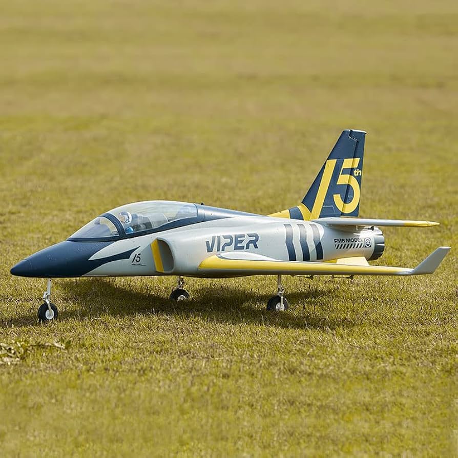 Amazon.com: Fms Rc Jets 70mm Viper V2 EDF Navy Blue rc Airplanes