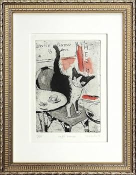 Amazon.co.jp: ◎山岡康子『caferouge』銅版画動物画 : おもちゃ