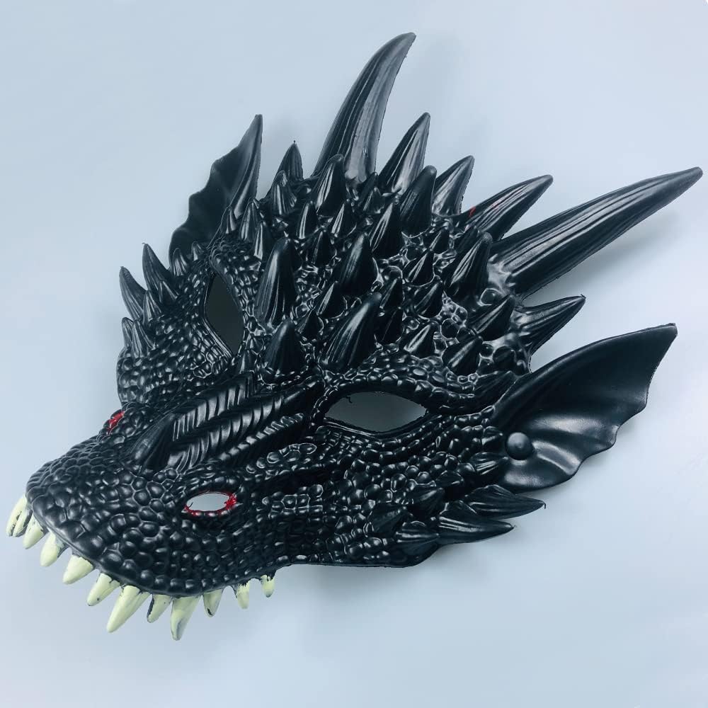 Amazon.com: Alodidae Dragon Mask Halloween Masquerade Masks Half