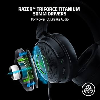 Amazon.com: Razer Kraken V3 Pro HyperSense Wireless Gaming Headset