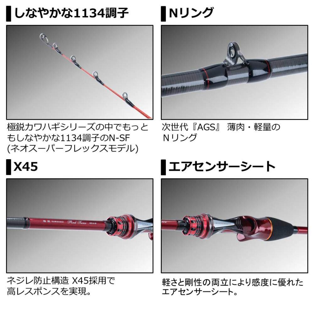 Amazon | ダイワ(DAIWA) 船竿 極鋭カワハギRT AGS N-SF 釣り竿