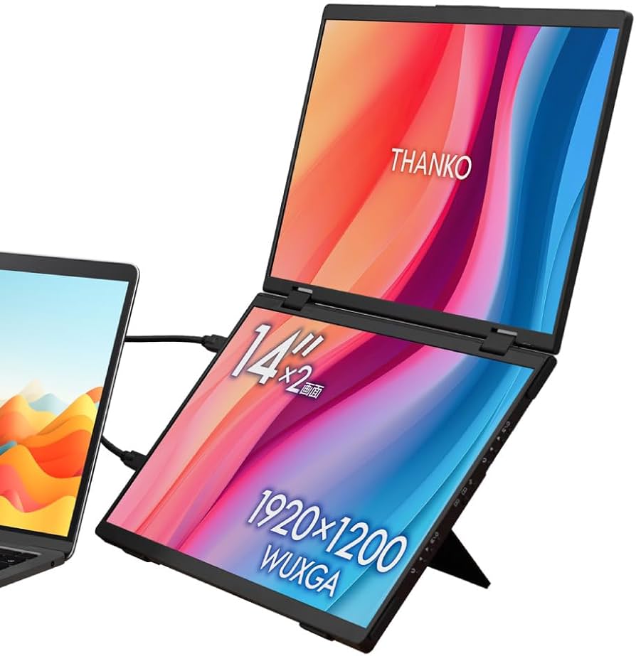 Amazon.co.jp: THANKO Mac/Windows両対応 上下2画面拡張ポータブル