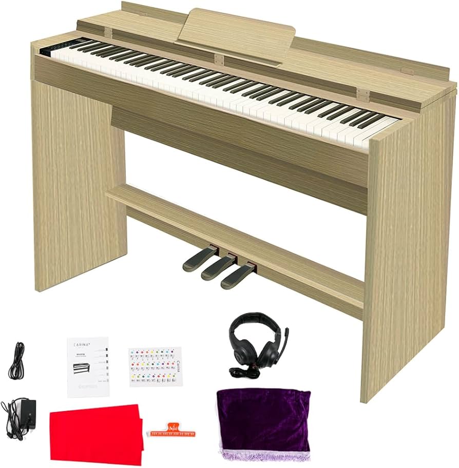 Amazon | Carina 電子ピアノ 88鍵盤 キーボード ハンマーアクション