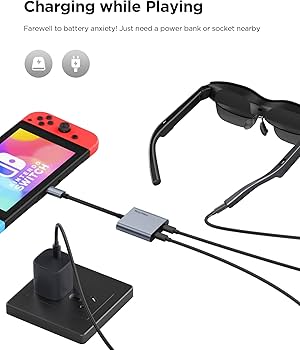 Amazon.co.jp: RayNeo USB-C ARグラスアダプター 4K60Hz/100W PD充電