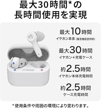 Amazon.co.jp: JVCケンウッド Victor EH-W10 集音器 みみ楽 聴こえ