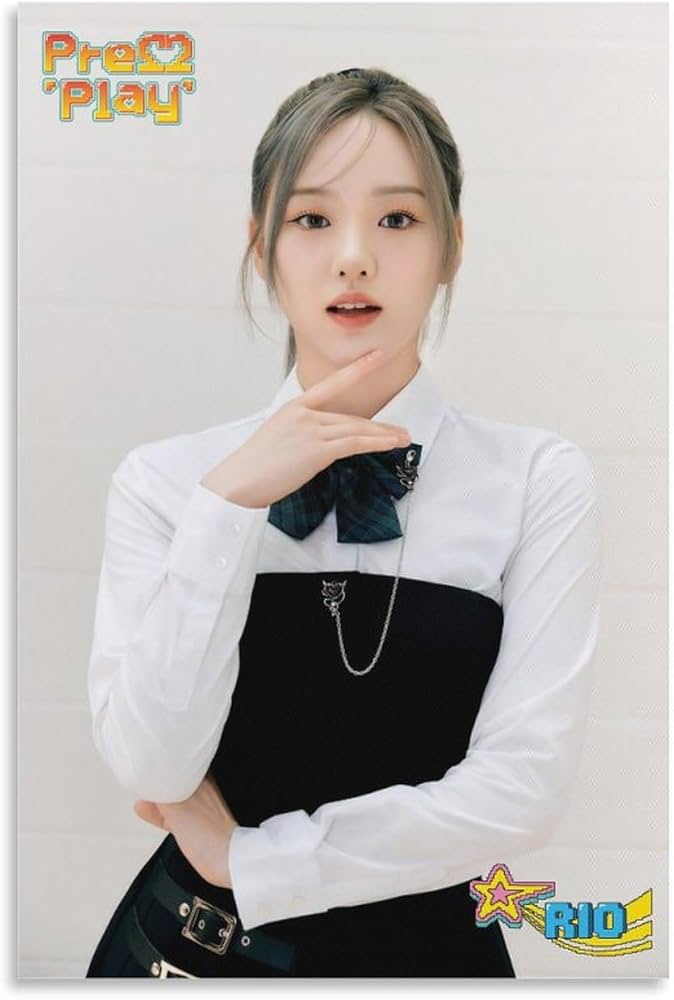 Amazon.co.jp: RIO リオ NiziU ニジュー Press Playキャンバスポスター