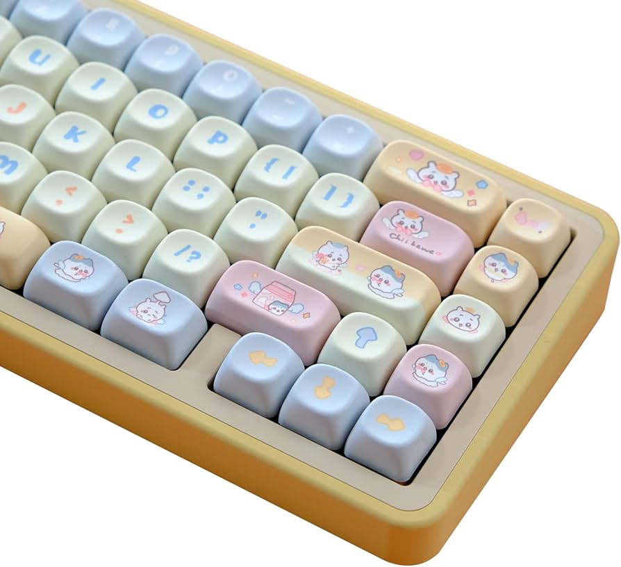 Amazon.com: ZXMICYFA MOA Profile PBT Keycaps,125 Keys Dye