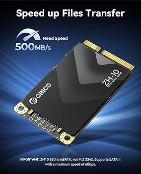 Amazon.com: ORICO 1TB mSATA SSD, SATA III 6Gbps 3D NAND Internal