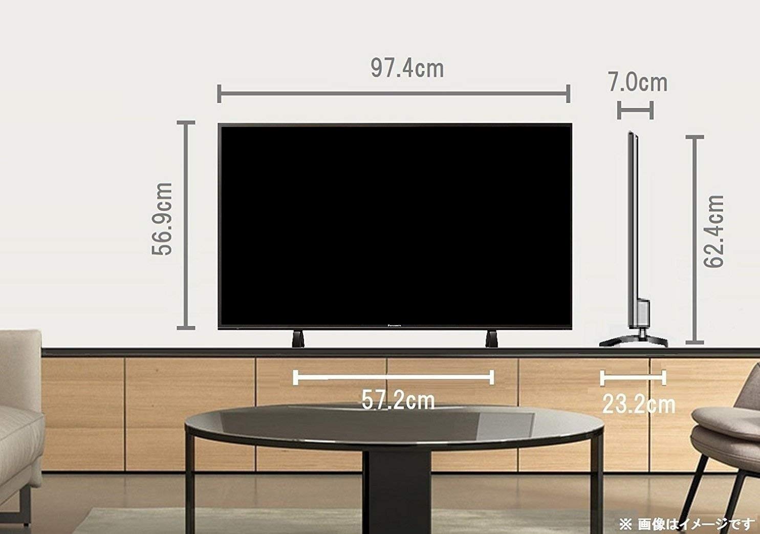 Amazon | パナソニック 43V型 液晶テレビ ビエラ TH-43FX600 4K 2018年