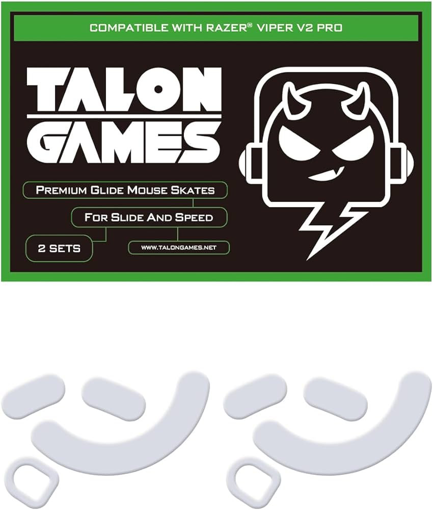 Amazon | TALONGAMES マウスソール Razer Viper V2 Pro 用 2セット入り