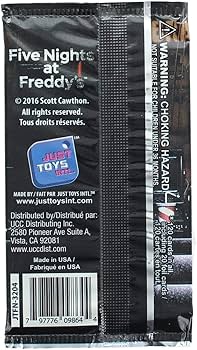Amazon.com: Just Toys Intl. Five Nights at Freddy's Trading Card
